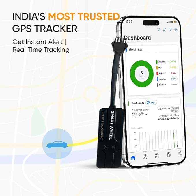 Smart Wheel Wired GPS Tracker
