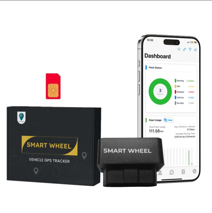 Smart Wheel Wireless OBD GPS Tracker